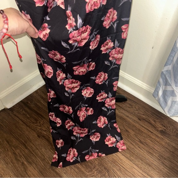 Band of gypsies floral pattern jumpsuit in black - Picture 3 of 7